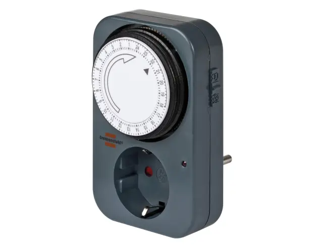 Ημερήσιος Μηχανικός Χρονοδιακόπτης Brennenstuhl MZ 20 - IP20 - Παιδική Προστασία - Γκρι1506450 3