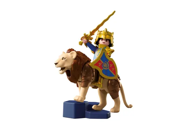 Playmobil 72212 - Knights Χρυσός Ιππότης με λιοντάρι