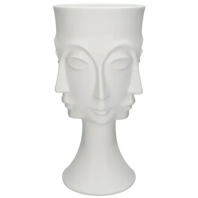 Βάζο Λευκό Κεραμικό 17.4x16x33cm
