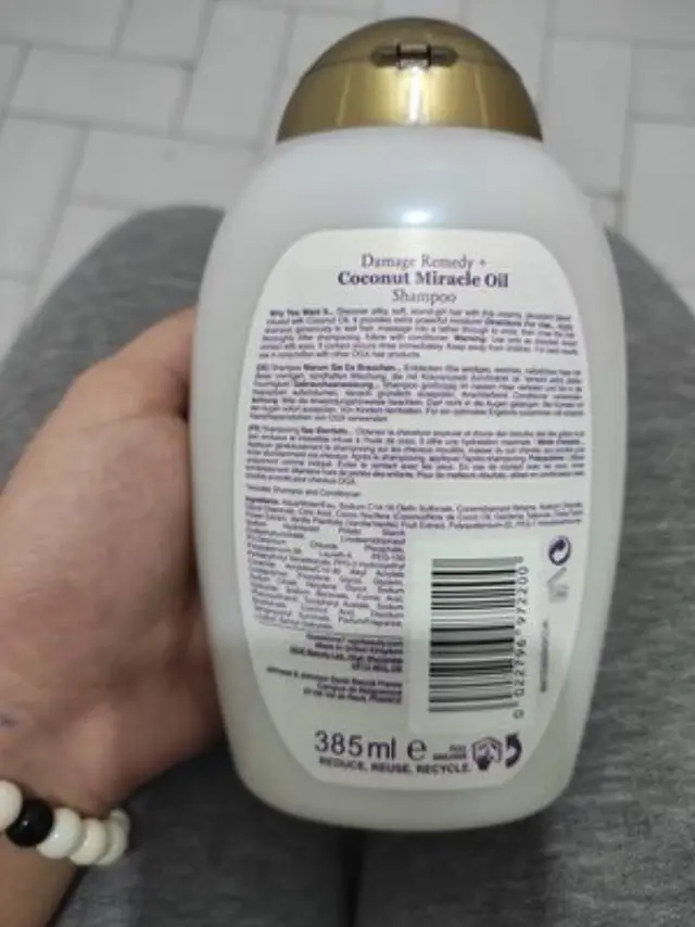 Coconut Miracle Oil Σαμπουάν Αποκατάστασης 385ml 2