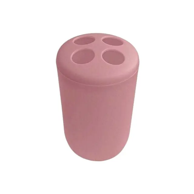 Θήκες οδοντόβουρτσας πλαστικές σε σετ 5Χ - Pink - 21758