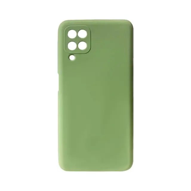 Θήκη Σιλικόνης OEM Liquid Silicone για Samsung Galaxy A12 / M12 Λαχανί