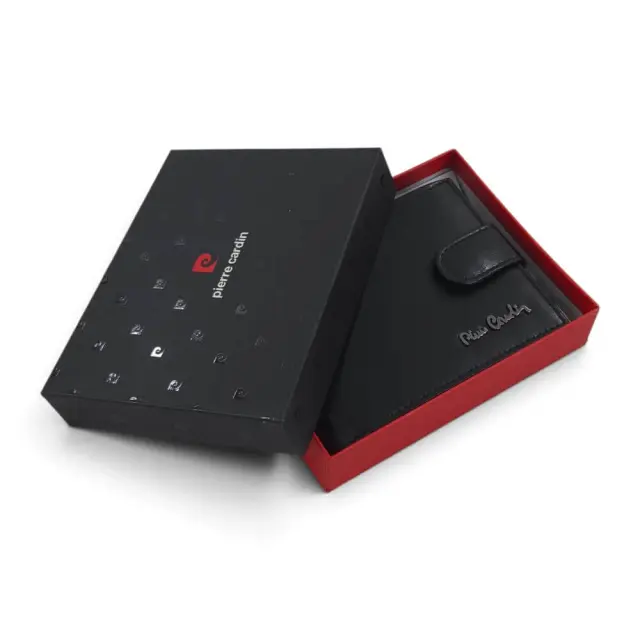 Δερμάτινο Ανδρικό Πορτοφόλι Pierre Cardin 8806A-TILAK51 RFID Μαύρο 11,5×9×2,5 cm 2