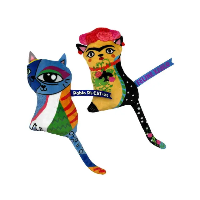 Kong Cat Παιχνίδι γάτας Artz Kahlo/Picasso Μονόχρωμο