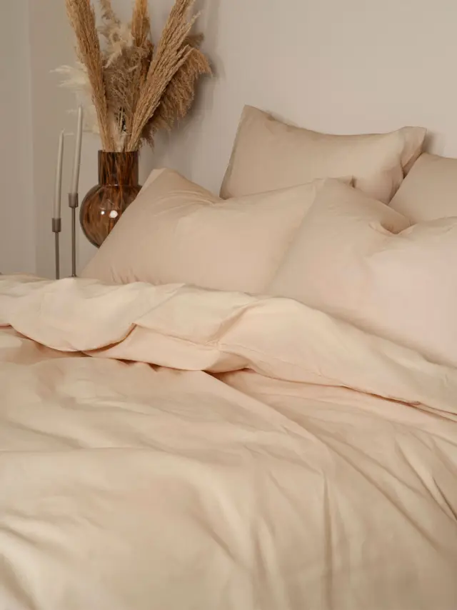 Σετ Σεντόνια Cotton Feelings 110 Beige Υπέρδιπλο (235x270) Sunshine
