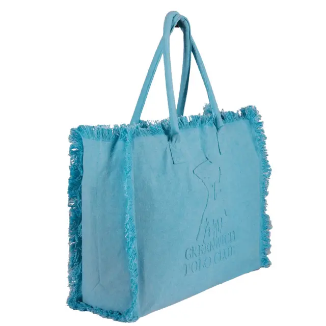Τσάντα Θαλάσσης Greenwich Polo Club 5246 Aqua Blue 45x35 2