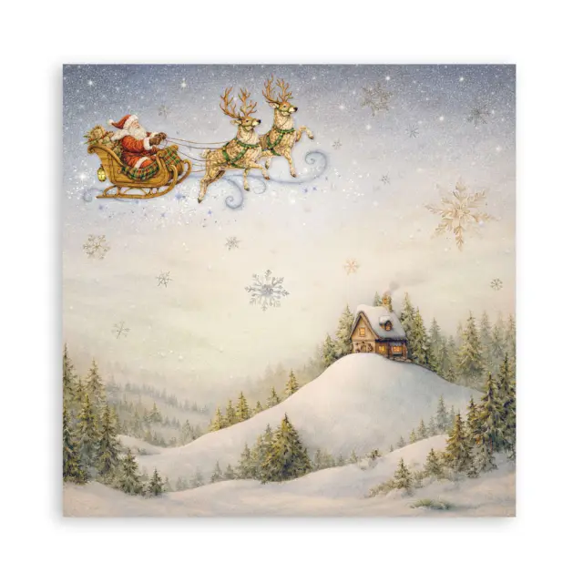 Χαρτιά scrapbooking 22τεμ, 30.5×30.5cm Stamperia, Silent Night 3