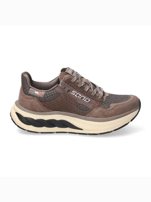 Mephisto/Sano Sneakers Γυναικείο δέρμα/ύφασμα Καφέ SAN/THALIA ICE/BROWN - 41 3