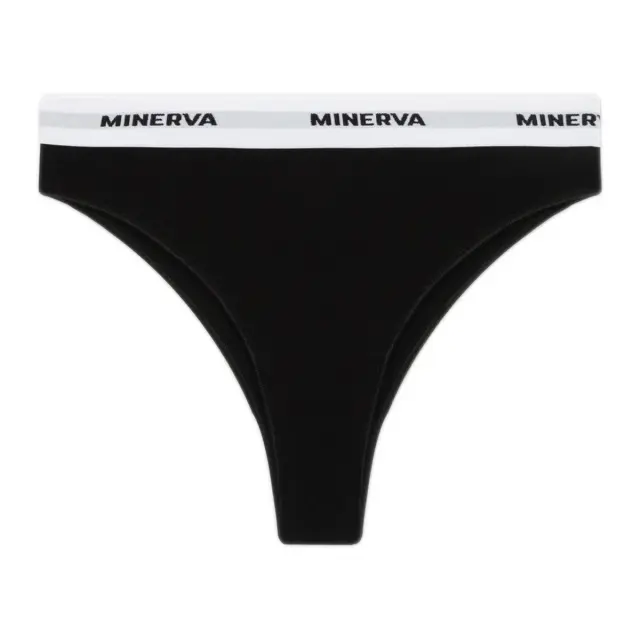 Minerva Εφηβικό Brazil με Εξωτερικό Λάστιχο, Χρώμα Μαύρο