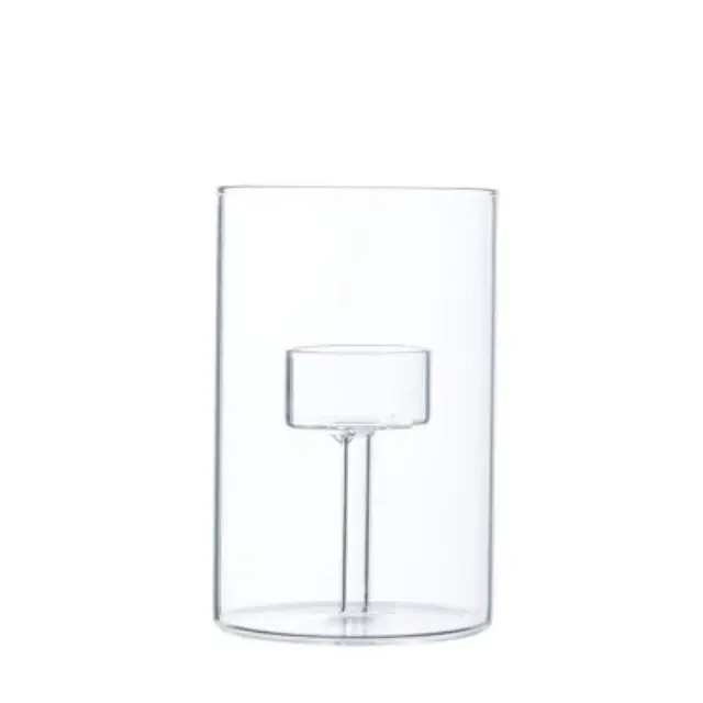 Bougies La Francaise Γυάλινο Κηροπήγιο Votive Διάφανο 12cm