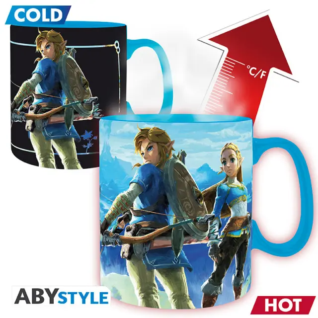 Κούπα κεραμική THE LEGEND OFZELDA Mug Heat Change 460ml Breath the Wild ABYMUGA648