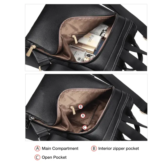 Σακίδιο Πλάτης Foxer 9113V091F Μαύρο - One Size 3