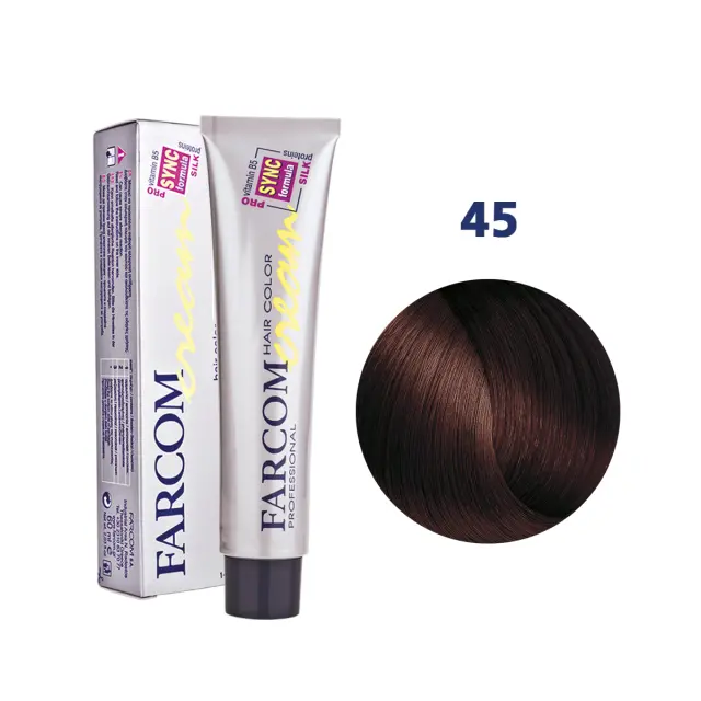 FARCOM Μόνιμη Κρέμα Βαφή 60ml 45 ΑΚΑΖΟΥ