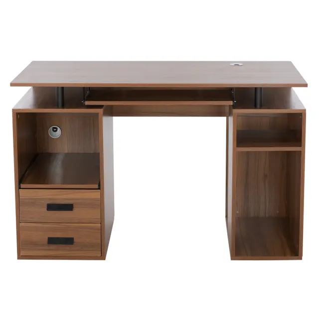 ΓΡΑΦΕΙΟ ΜΕΛΑΜΙΝΗΣ FB92026.03 WALNUT 120Χ55Χ76 εκ. 3