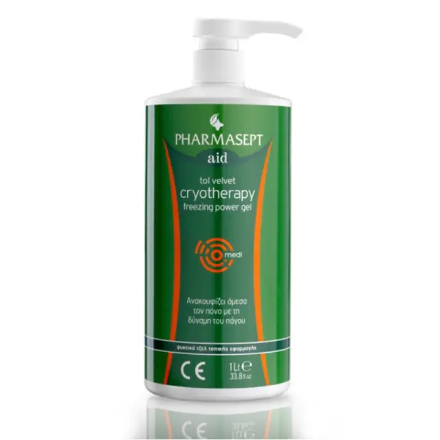 Pharmasept Aid Tol Velvet Cryotherapy Freezing Power Gel Γέλη Κρυοθεραπείας 1000ml