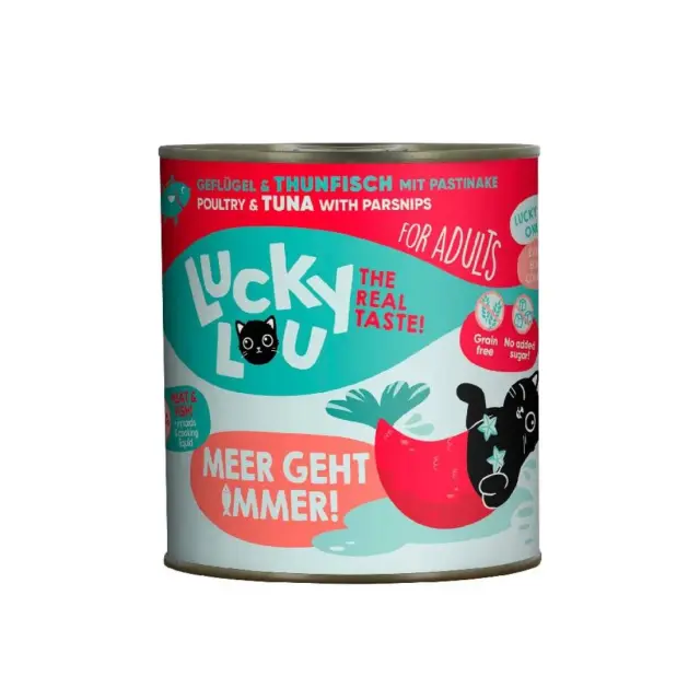 Lucky Lou LifeStage Adult Πουλερικά & Τόνος (με Παστινάκι) 800gr