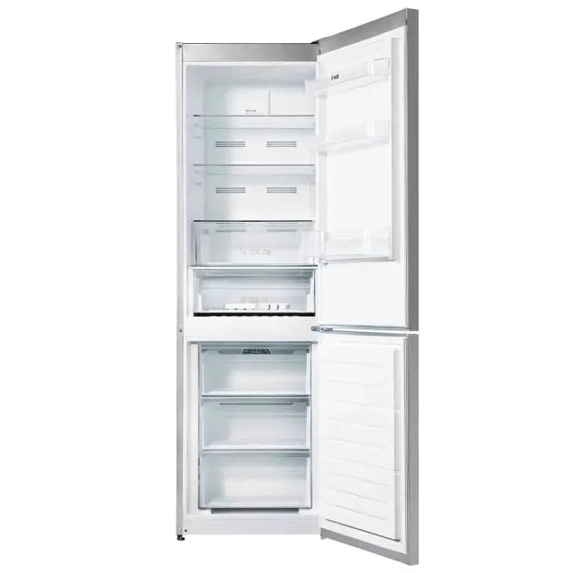 Ψυγείο Δίπορτο 230lt NoFrost Inox 59.5x65x186cm VOX NF 3730 IXF 3
