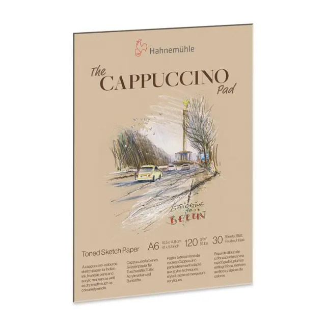 Μπλοκ Hahnemuhle Cappuccino Sketch για Ζωγραφική 120g/m² - A6 (10.5x14.8cm) - 30 Φύλλα