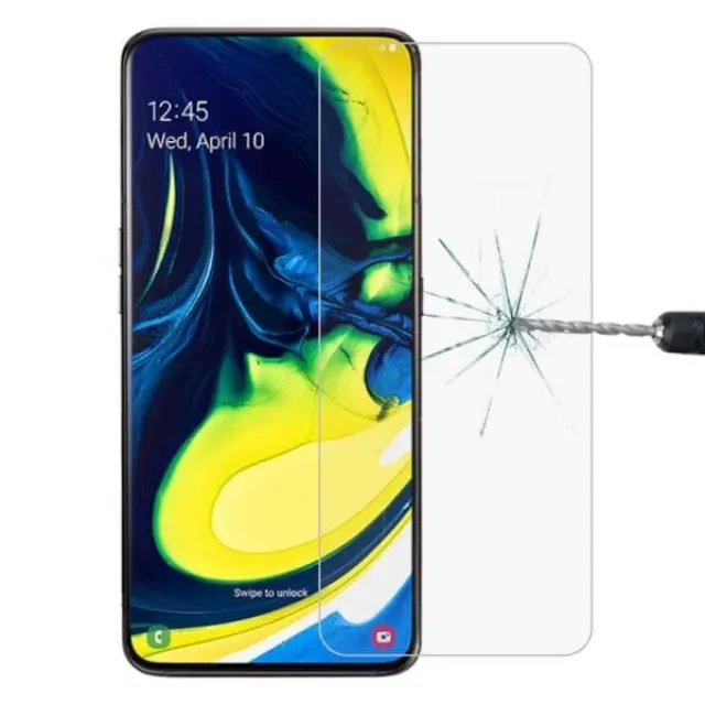Tempered Glass Αντιχαρακτικό Τζαμάκι Προστασίας για Samsung Galaxy A80 Non Full 0.26mm 2.5D