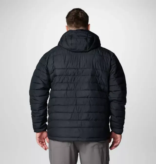 Μπουφάν Columbia Ανδρικό Υπερμεγέθη Powder Lite&trade; II Hooded Jacket Black - 2086942-010 - XL 2