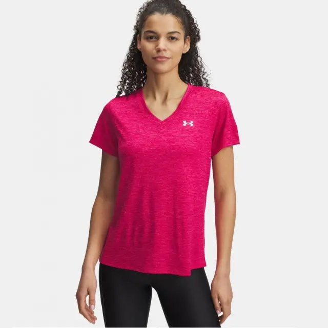 Under Armour Tech Twist T-Shirt (1384227-681) - Φούξια
