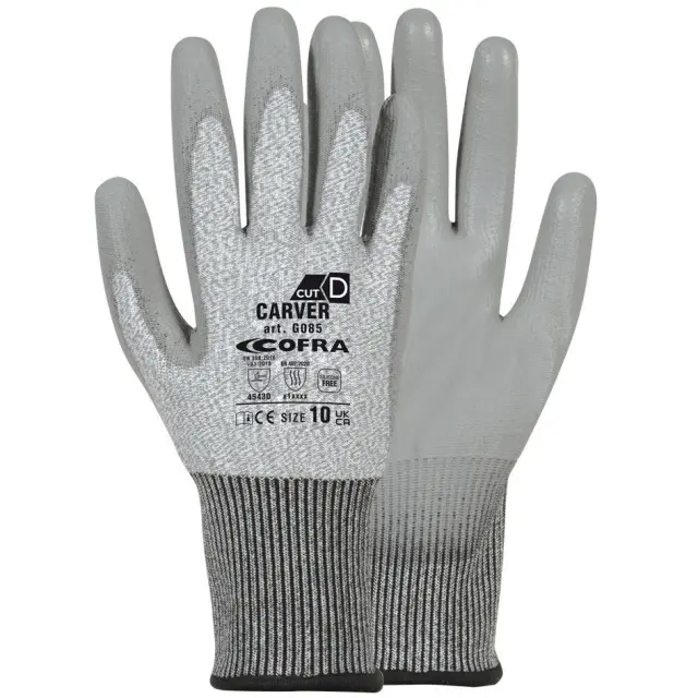 Γάντια Κατά της Κοπής (Anti-Cut) Cofra Carver grey/grey - 8 (M)
