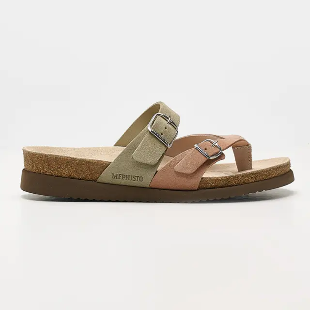 Mephisto Πέδιλα Γυναικείο δέρμα suede Μπεζ MEP/HAPPY L/SAND