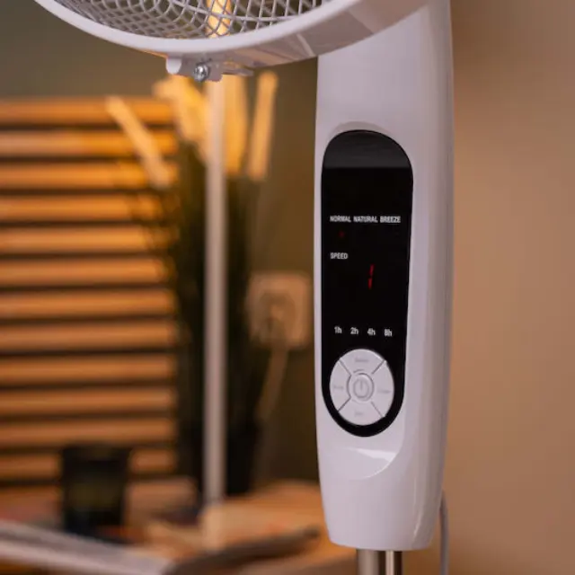 Morris MFS-16217 Ανεμιστήρας Ορθοστάτης 60W Διαμέτρου 40cm με Τηλεχειριστήριο 2