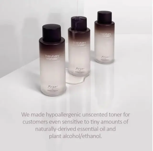 Haruharu WONDER Black Rice Hyaluronic Toner Free of Alcohol & Fragrance Τονερ ενυδάτωσης με υαλουρονικο και μαύρο ρύζι χωρίς αλκοόλ 300 ml 3