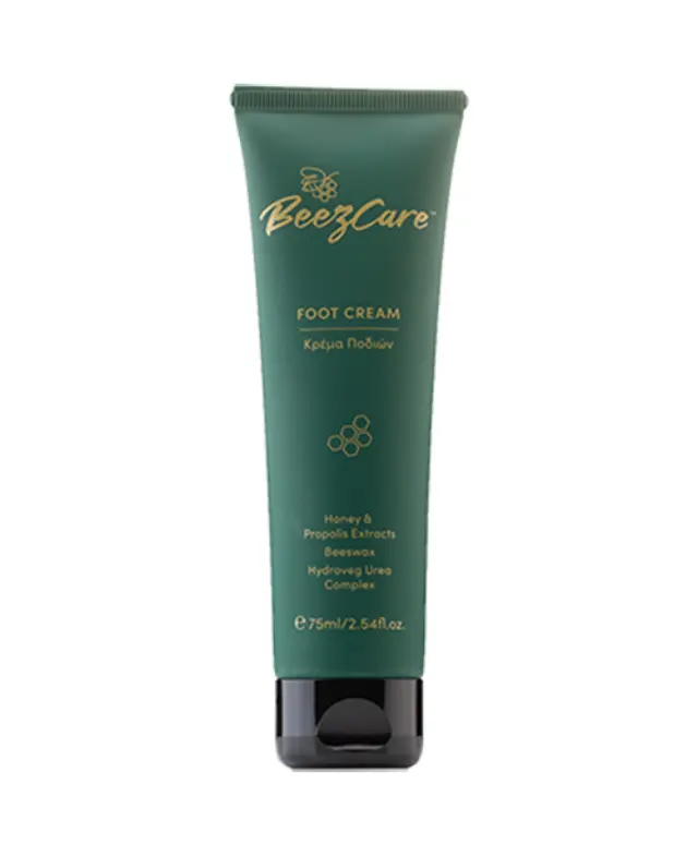BeezCare | Foot Cream | Κρέμα Ποδιών Με Φυσικό Μελισσοκέρι |75ml
