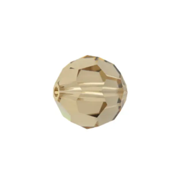 Swarovski 5000 Faceted Round Light Colorado Topaz 6mm - 10τεμ
