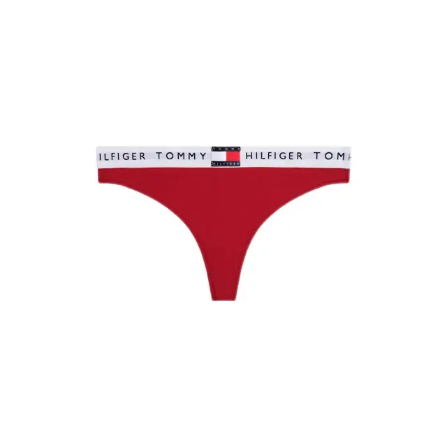 Tommy Hilfiger Γυναικείο String Classic Thong Repeat Logo Waistband, Χρώμα Primary Red