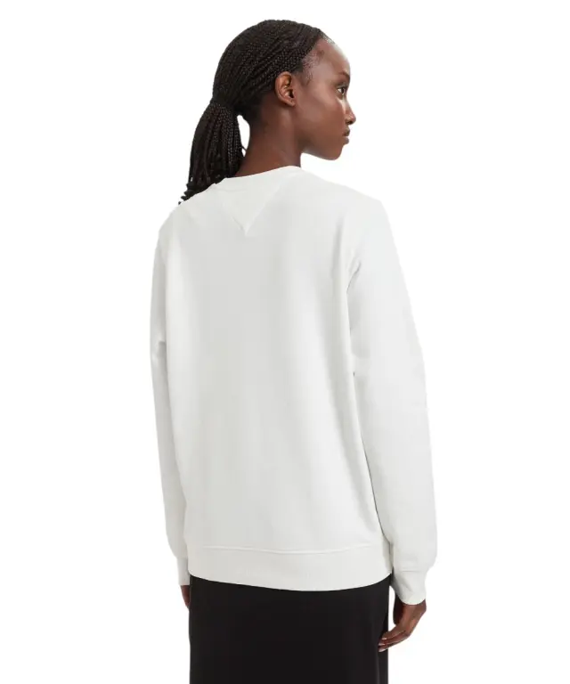 Tommy Hilfiger - Γυναικείο Φούτερ Essential Logo Regular Fit DW0DW22829-YBL Εκρού 2