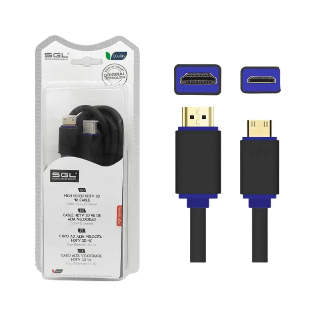 Καλώδιο HDMI σε Mini HDMI - Male/Male - 1592AB - 1.5m - 095165