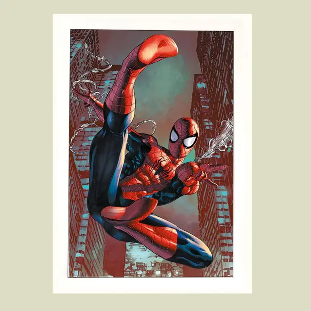 Αφίσα Spider-Man (Web Sling) 61x91,5εκ Κορνίζα Ξύλινη Σε 10 Χρώματα Με Ακρυλικό Τζάμι Άθραυστο K1041+PP34010#01