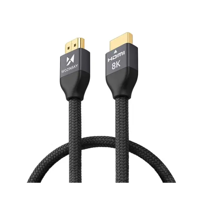 Wozinsky HDMI 2.1 Cable 8K 60Hz 48Gbps / 4K 120 Hz / 2K 144 Hz 1m Silver