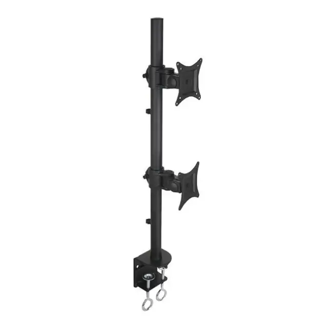 Techly Double Desk Mount 13-27" 20kg Vertical (020690)