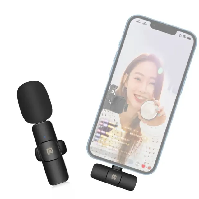 Puluz® Ασύρματο Μικρόφωνο Πέτου με Δέκτη Lightning (PU3083B)- Black