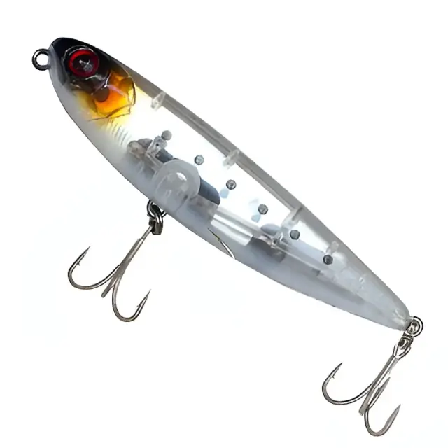Ryuji Dog Strike 60mm & 90mm Τεχνητό Επιφανείας 9cm GHOST SILVER