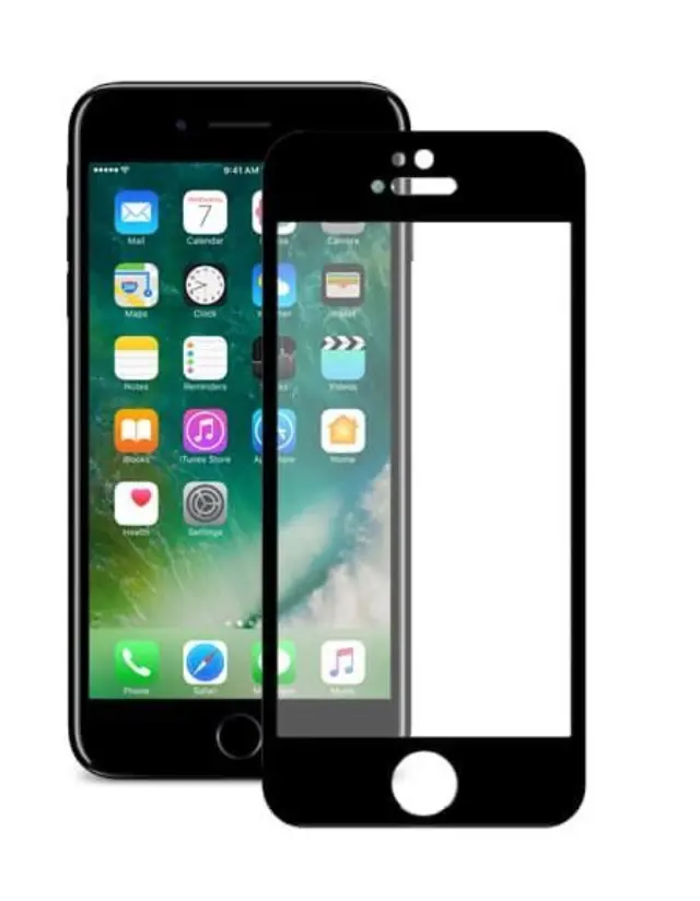 Tempered Glass for iPhone 7/8 Plus Full Cover black 9H OEM
