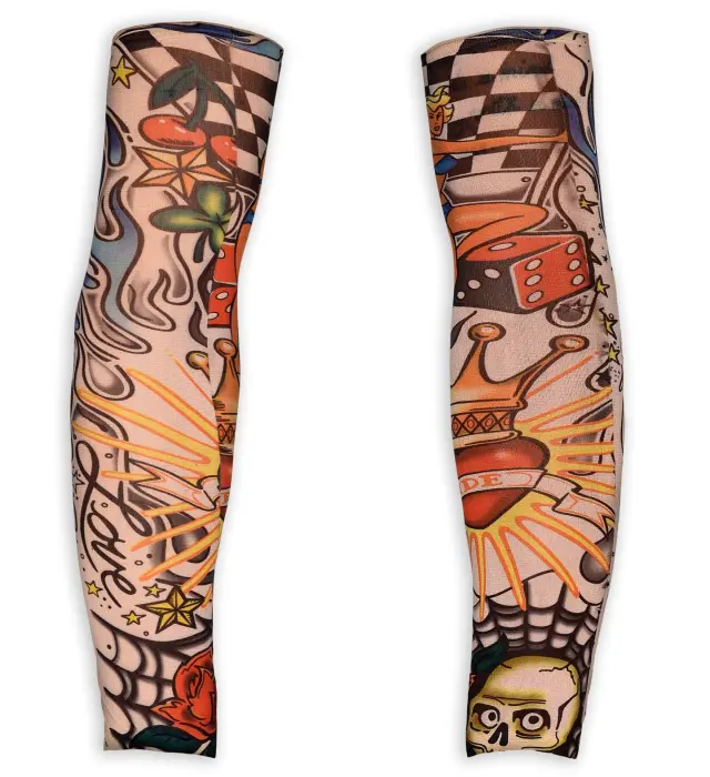 Αποκριάτικο Αξεσουάρ Μανίκι Τατουάζ Miami Ink (Widmann) (W-29359)