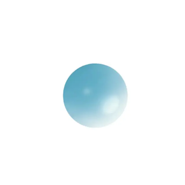 Swarovski 2080 Hotfix Cabochon Flatback Pearl Turquoise Ø7.1x1.8mm ~24τεμ