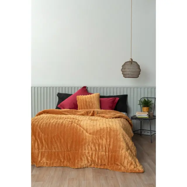 Κουβερτοπαπλωμα Ημιδιπλο GWEN Collection 160x240 GWEN GOLD Palamaiki - ΗΜΙΔΙΠΛΟ 160 X 240