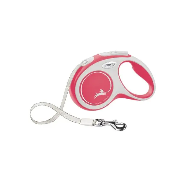 Flexi Comfort Αυξομειούμενος Οδηγός Ιμάντας 5m έως 25kg Κόκκινο Medium