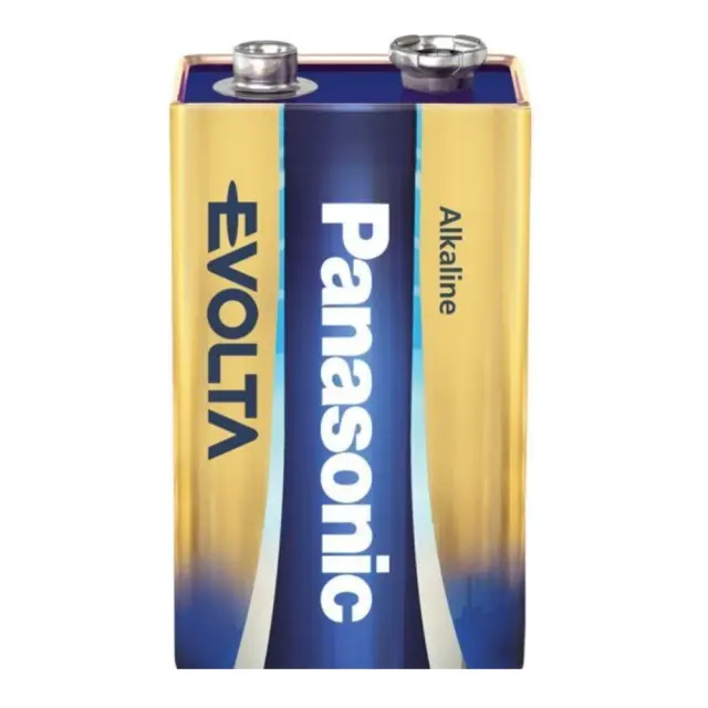 Μπαταρία Αλκαλική Panasonic Evolta 6LR61EGE 9V Τεμ.1 2
