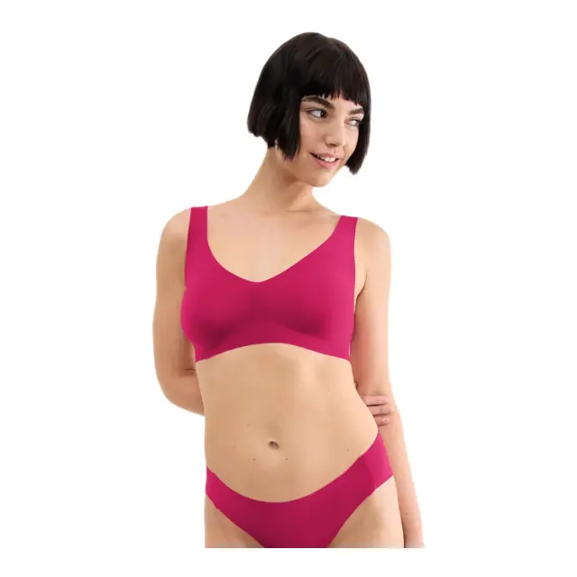 Sloggi Γυναικείο Μπουστάκι ZERO Feel 2.0 Bralette, Χρώμα Berry