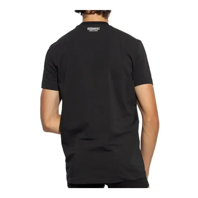 DSQUARED2 Ανδρικό T-Shirt Cerecio Logo, Χρώμα Μαύρο 2
