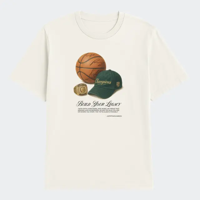 Antetokounbros Ab Legacy Tee T-Shirt K/M Off White APCD162U18 - 3XL