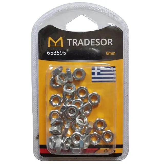 Παξιμάδια - Σετ 12 πακέτα - 6mm - 658595