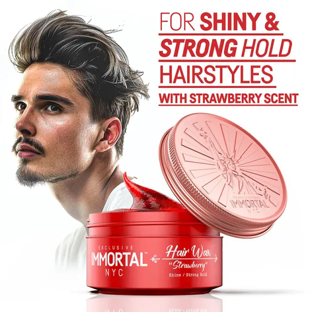 Immortal Strawberry Hair Wax 150ml 3